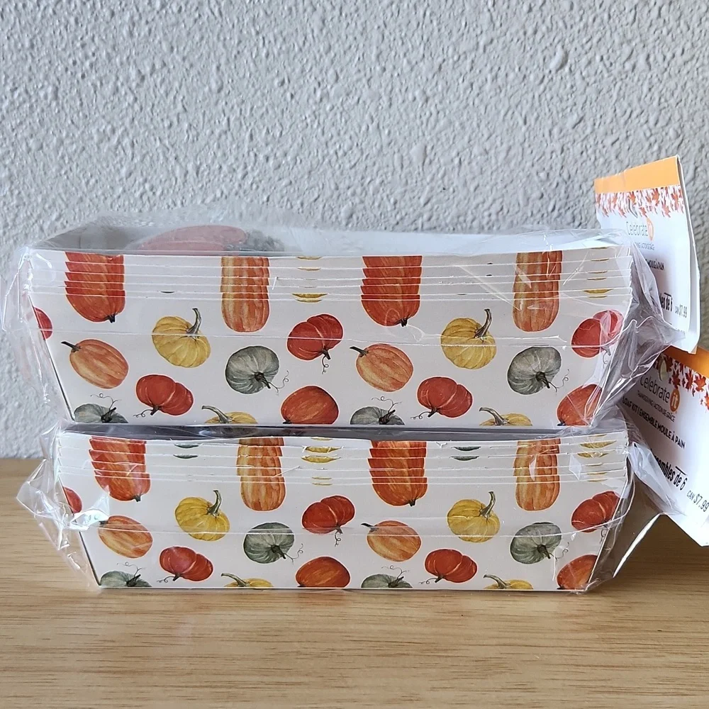 Loaf Kit Bakeware Celebrate It NWT 2 Sets Pumpkin Design